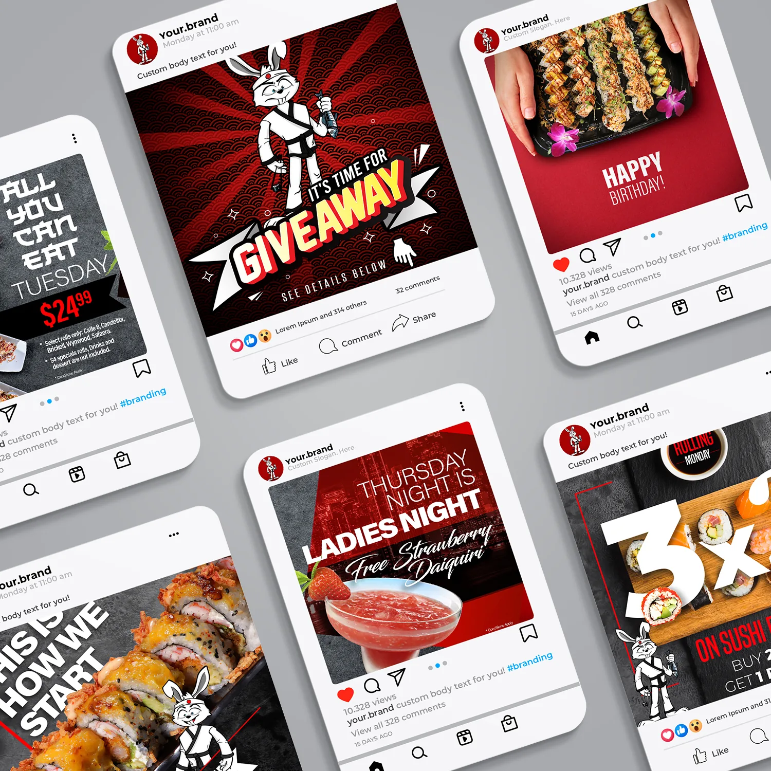 Social Media Content — Mad Freddy Miami