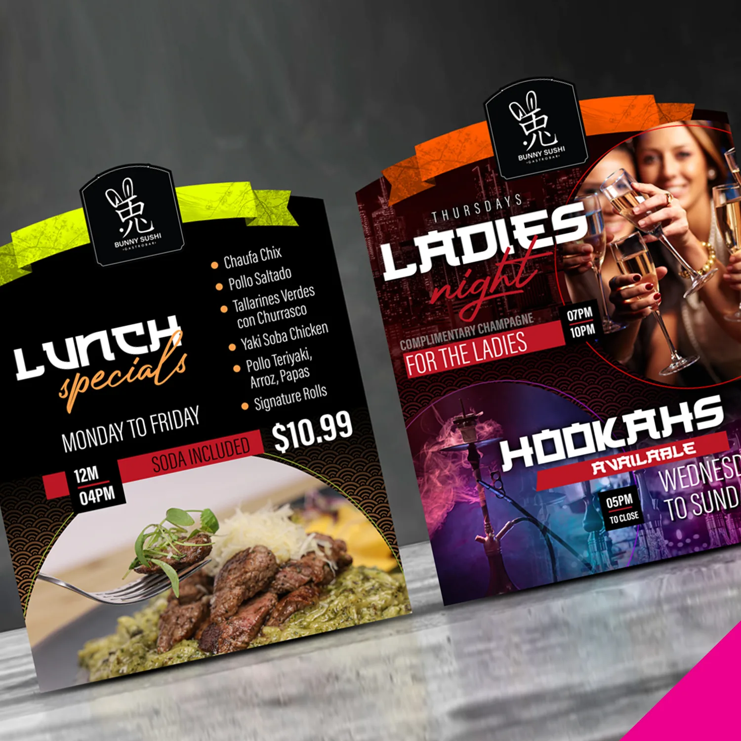 Restaurant Menu Printing & Design